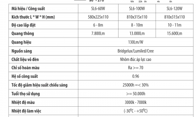 Đèn Led chiếu sáng công cộng 