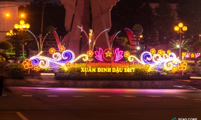 Đường đèn Thành phố Thủ Dầu Một 2017