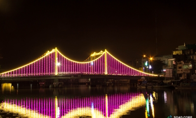 Thiết kế trang trí chiếu sáng Nghệ thuật cầu Quay - TP Mỹ Tho