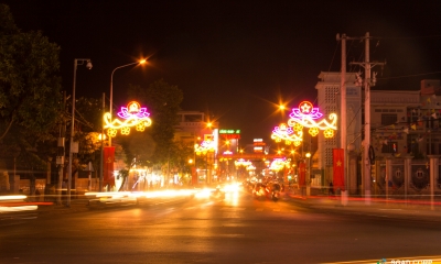 Đường đèn Thành phố Thủ Dầu Một 2017