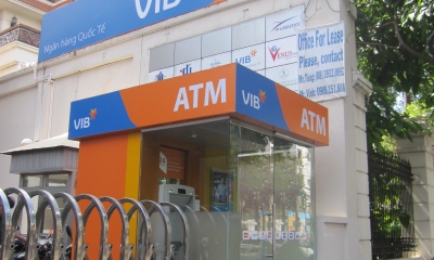Mặt dựng, trụ ATM ngân hàng VIB