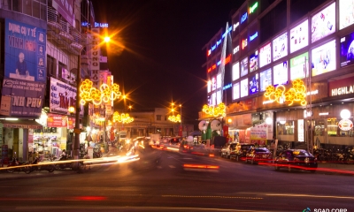 Đường đèn Thành phố Thủ Dầu Một 2017